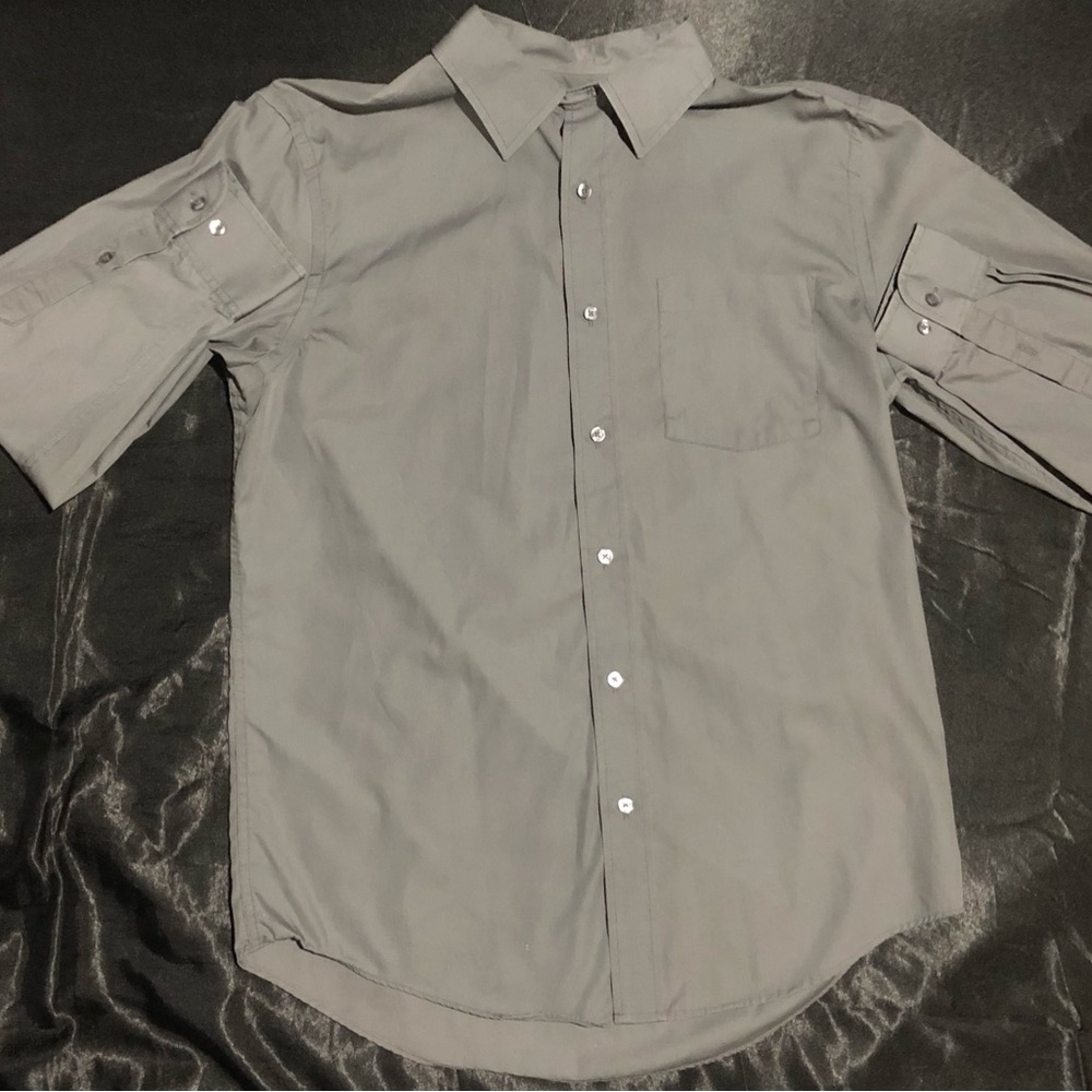 George Gray Casual Button Down Shirt Classic Style